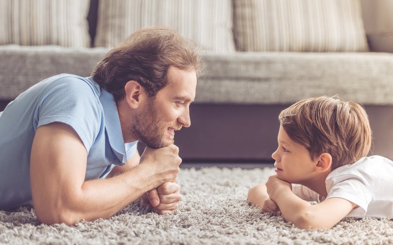 Famille, père, enfant